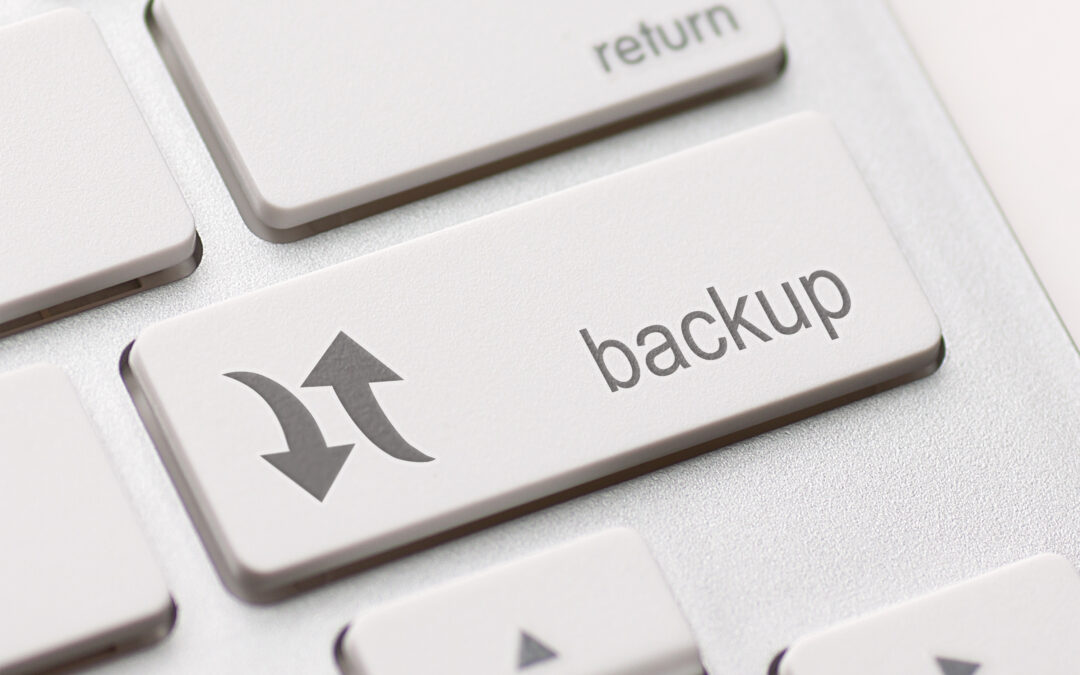 Backup Computer Key In For Archiving And Storage