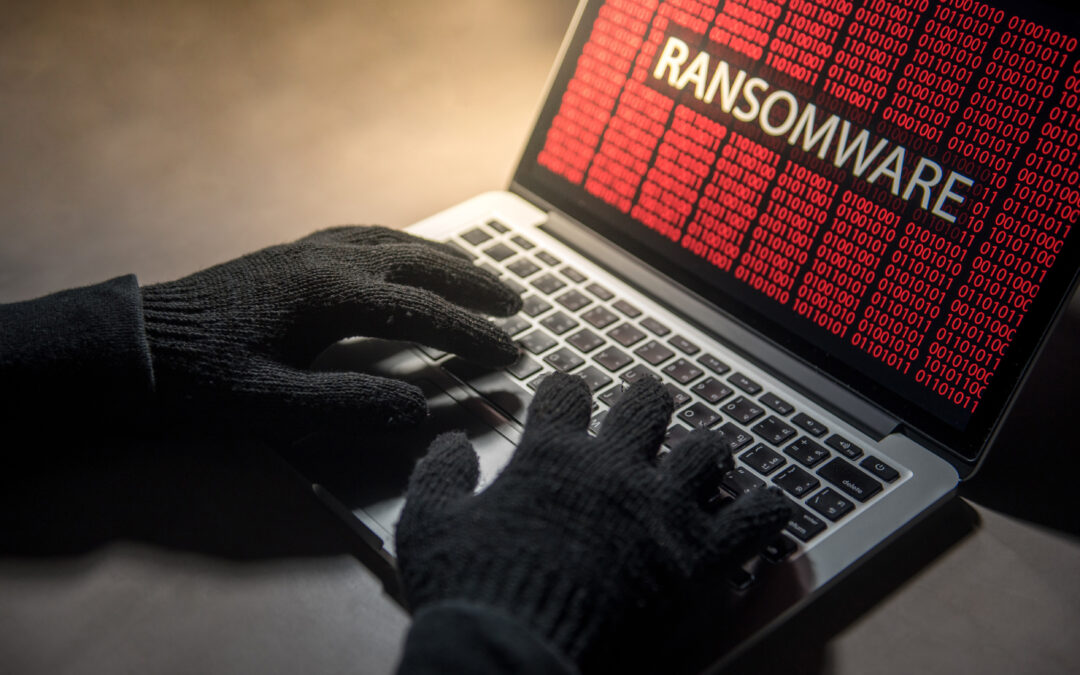 A person causing a ransomware attack